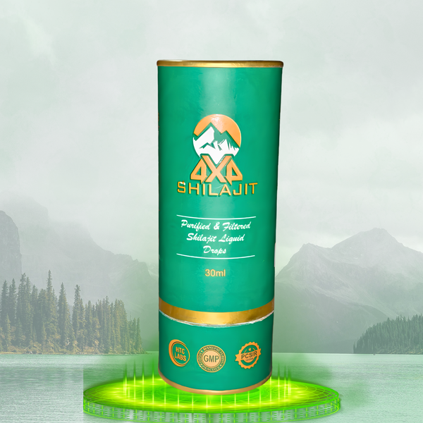 4X4 Pure Himalayan Shilajit Resin 30ml | Premium Dropper